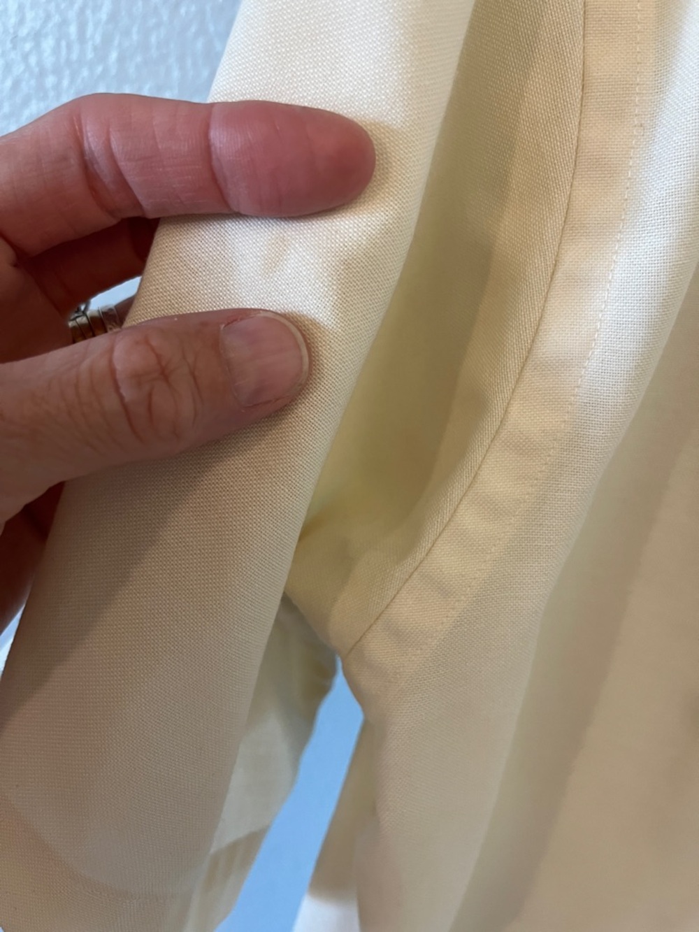 Stafford Short-Sleeve Button-Down Shirt - Cream - Picture 11 of 11